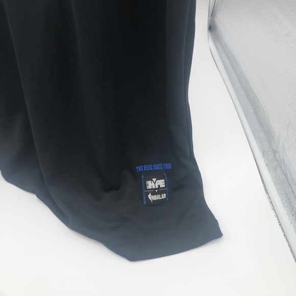 Golden State Warriors Two Hype Shirt NBALAB NBA Size Large Mens Black Embroidery - Picture 6 of 16